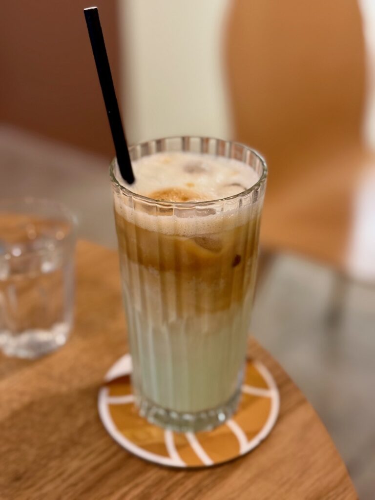 Pandan latte lait d'avoine