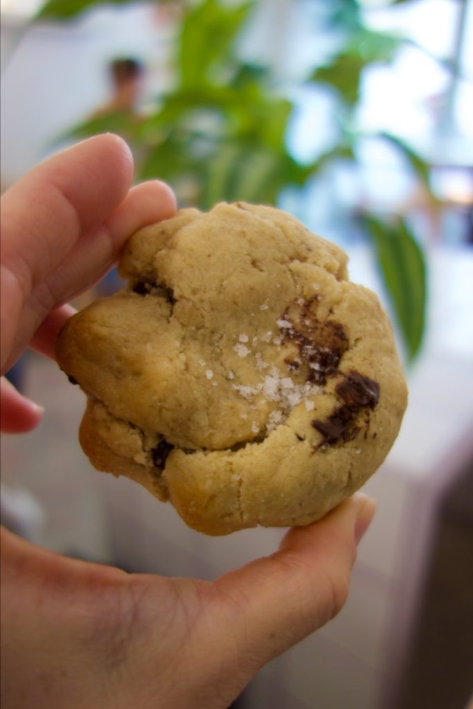 cookie vegan beurre de cacahuète et chocolat noir