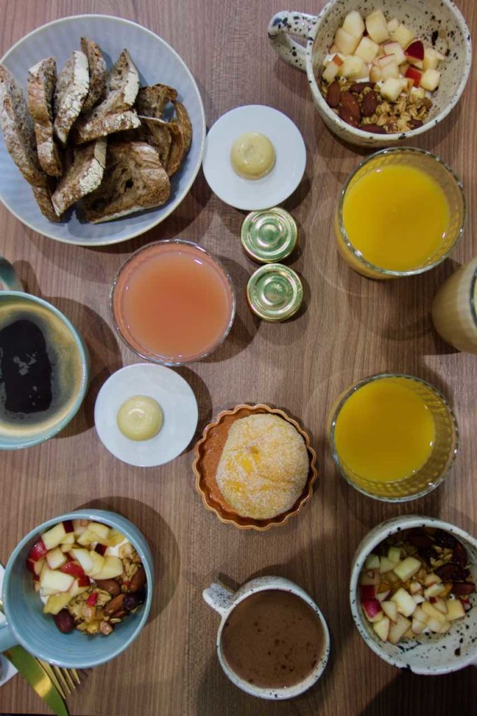 brunch chez rosemary vu du dessus