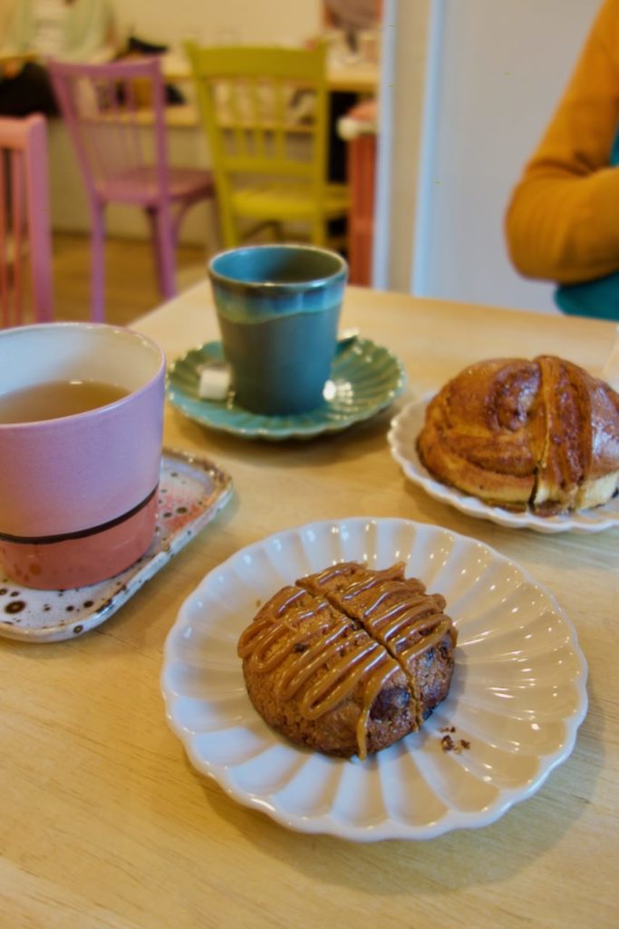 Cookie, thé, café et babka