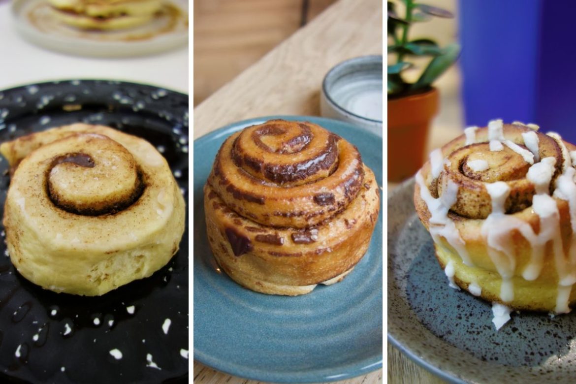 Couverture avec trois roulé à la cannelle
