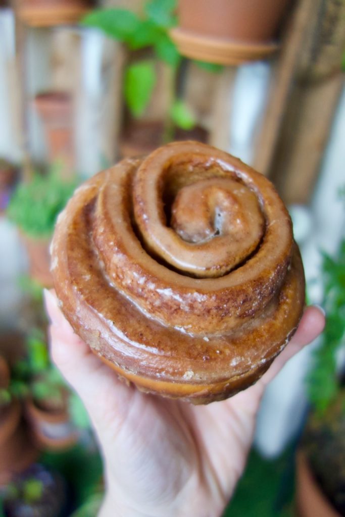 kanelbullar au glaçage brun