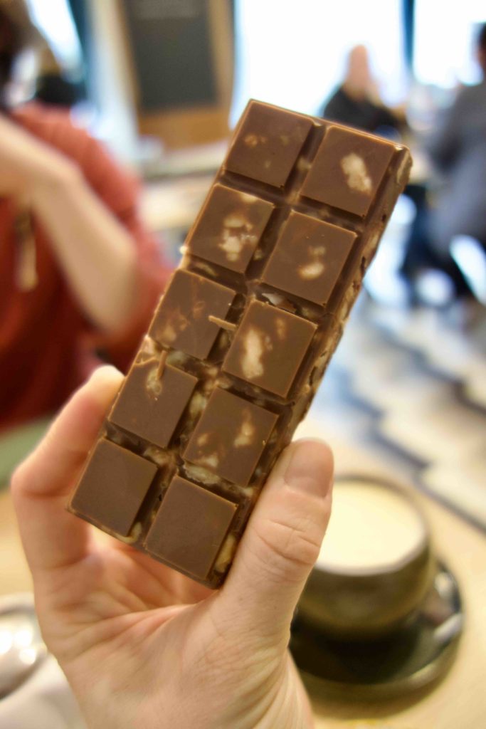 Barre de chocolat à carrés façon Kinder Country