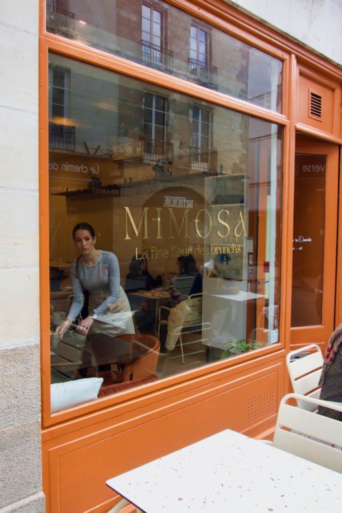 Devanture du restaurant Mimosa