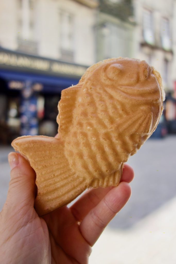 Taiyaki à la crème pâtissière